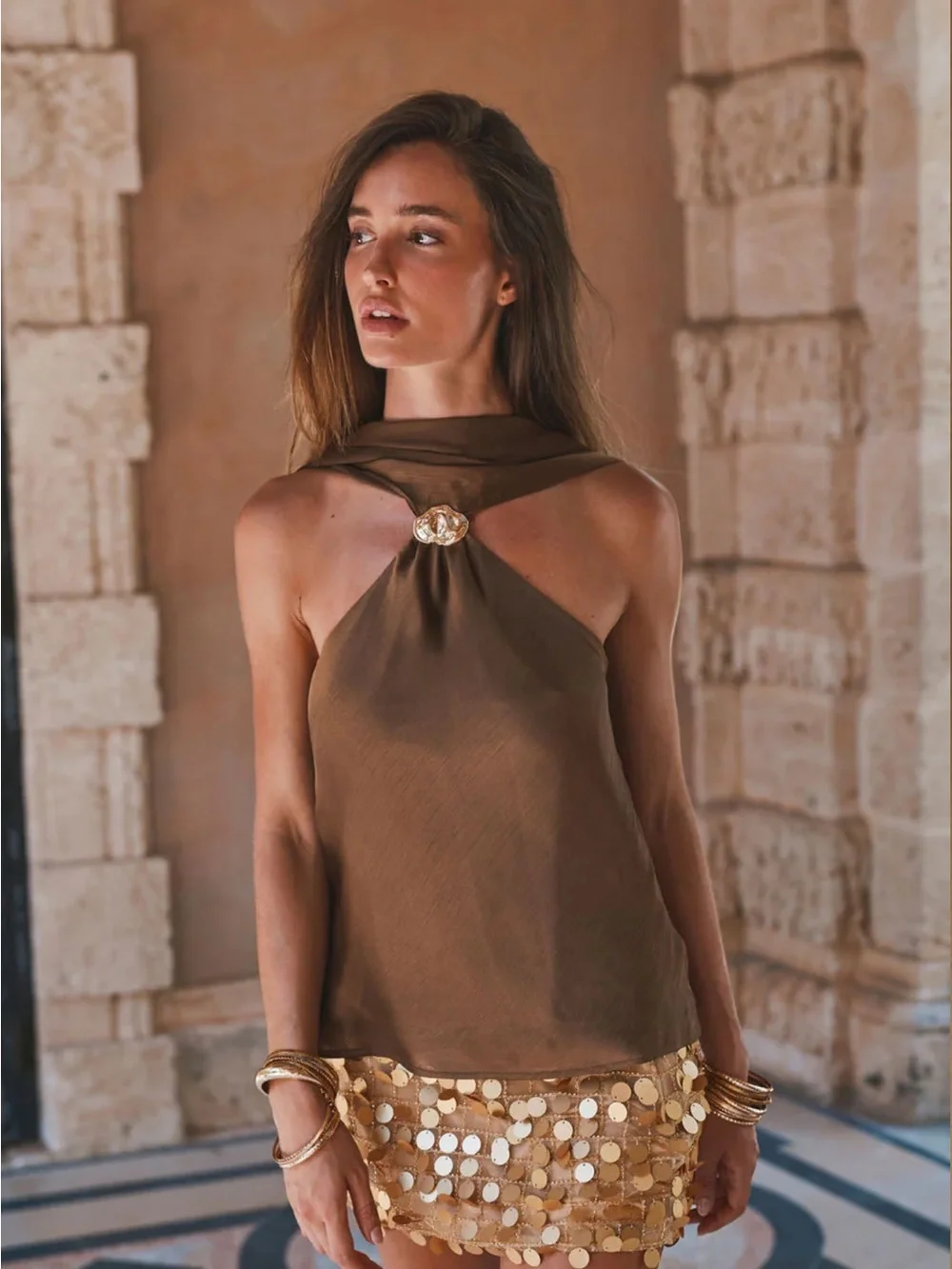 12th tribe: Top and skirt set - Picture 3 of 3